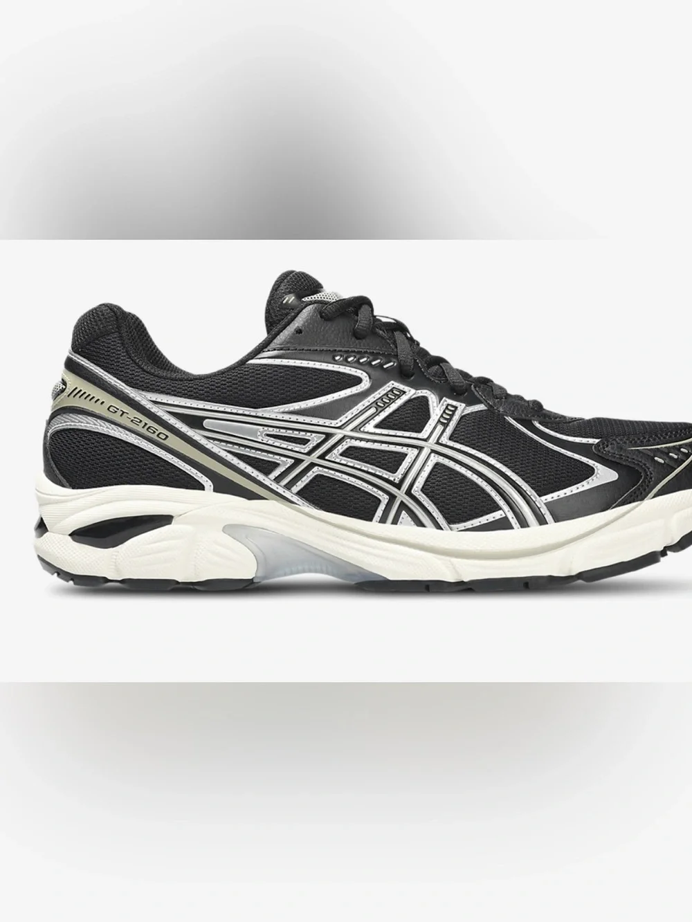 Authentic ASICS GT-2160 New Men's Black and Silver Athletic Running Shoes